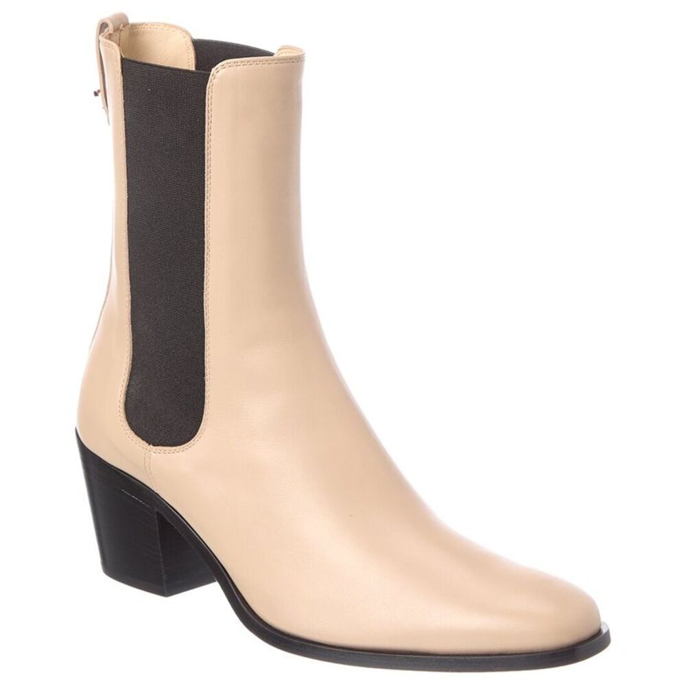 Tod’S Leather Boot, Beige